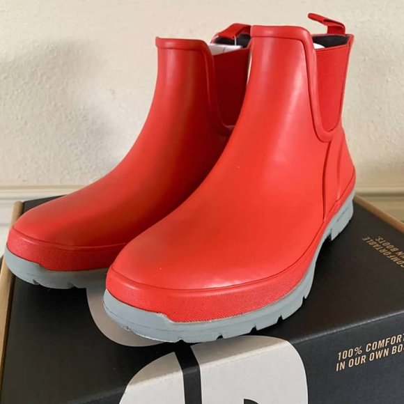 Bogs Women's Ankle Boots in Bright Orange and Gray - Picture 5 of 5